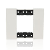 BTICINO KA4802KW - Placca  2 Moduli - Bianco - Now
