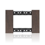 BTICINO KA4803LG - Placca  3 Moduli - Noce - Now
