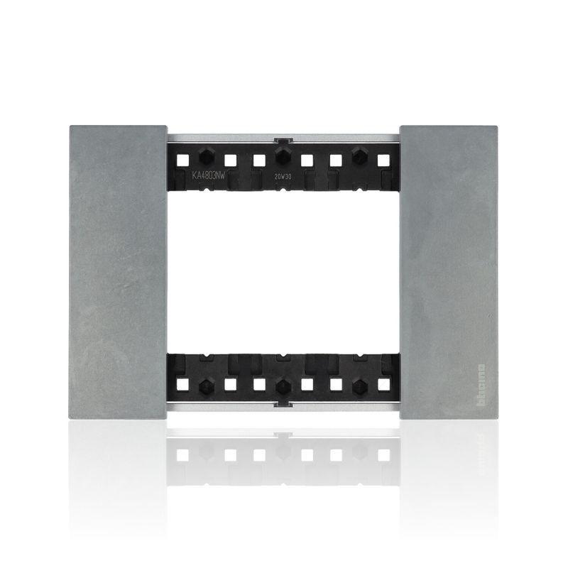 BTICINO KA4803NW - Placca  3 Moduli - Moon - Now