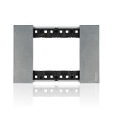 BTICINO KA4803NW - Placca  3 Moduli - Moon - Now