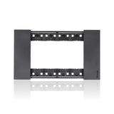 BTICINO KA4804KG - Placca  4 Moduli - Nero - Now