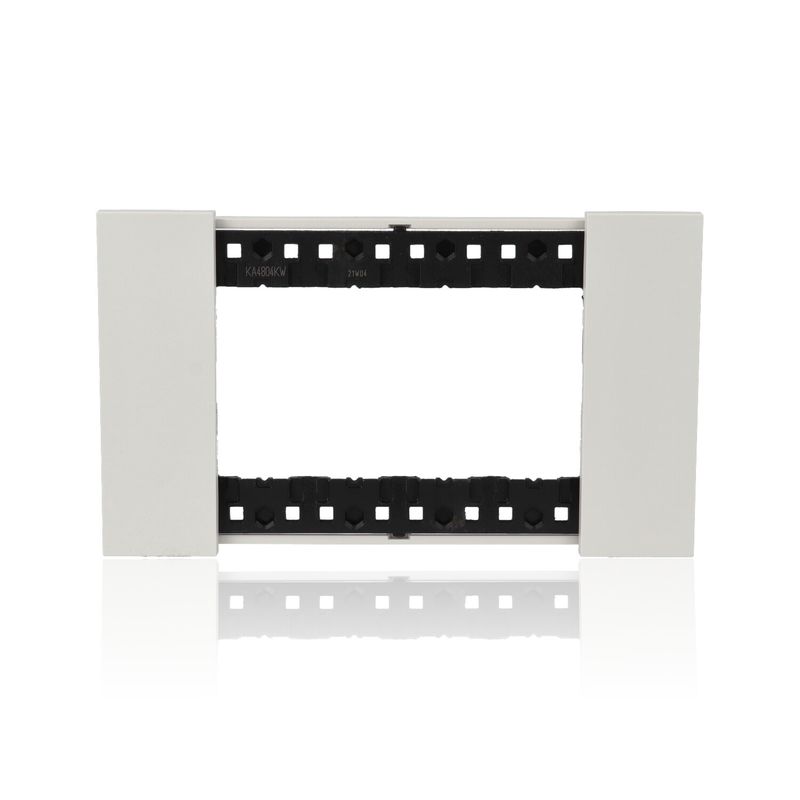 BTICINO KA4804KW - Placca  4 Moduli - Bianco - Now