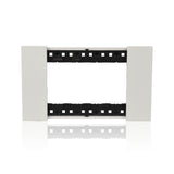 BTICINO KA4804KW - Placca  4 Moduli - Bianco - Now