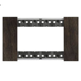 BTICINO KA4804LG - Placca Noce 4 moduli Living Now - Noce