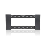BTICINO KA4806KG - Placca  6 Moduli - Nero - Now