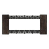 BTICINO KA4806LG - Placca Noce Bticino Living Now 6 posti legno