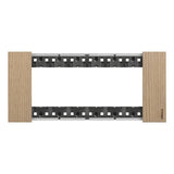 BTICINO KA4806LM - Placca Rovere 6 posti legno
