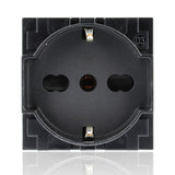 BTICINO KG4140A16 - Presa Standard Tedesco E Bipasso 10/16A 250 V Ac  - Nero - Now