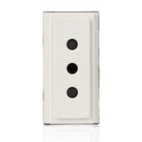 BTICINO KW4113 - Presa 2 P+T 10 A, 250 Va.C. - Bianco - Now