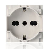 BTICINO KW4140A16 - Presa Standard Tedesco E Bipasso 10/16A 250 V Ac  - Bianco - Now