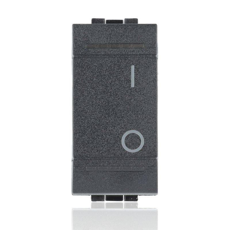 BTICINO L4002N - Interruttore 2P 16 Ax 250 Vac - Antracite - LivingLight