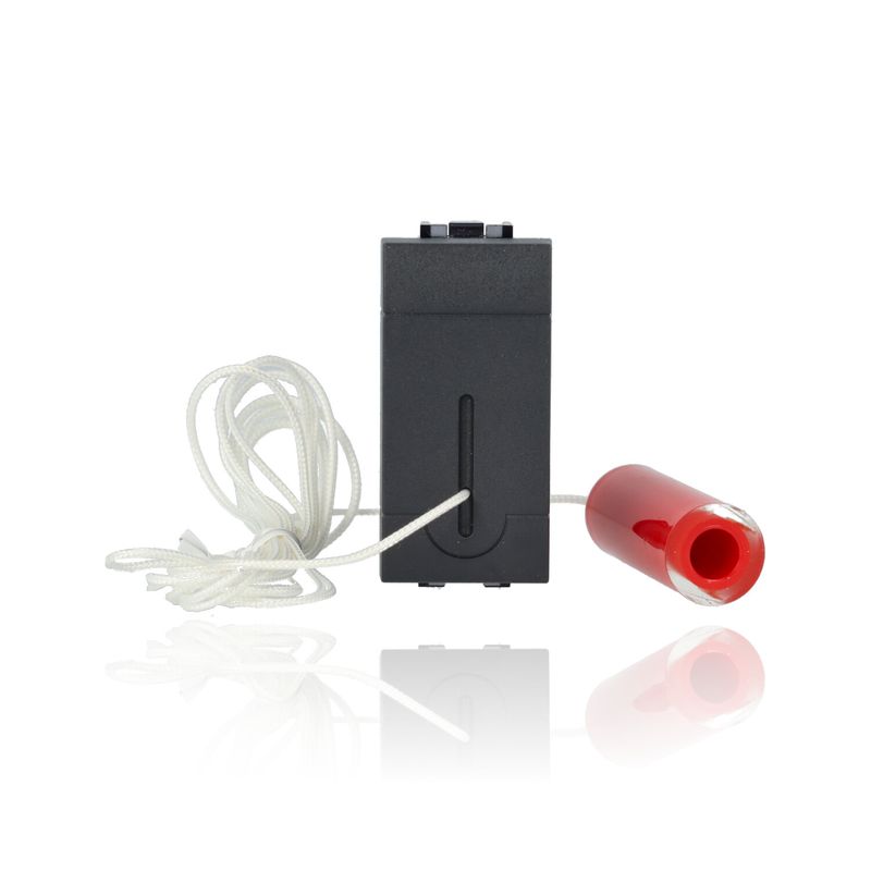 BTICINO L4033 - Pulsante A Tirante 1 Polo No 10 A - 230 V A.C. - Antracite - LivingLight