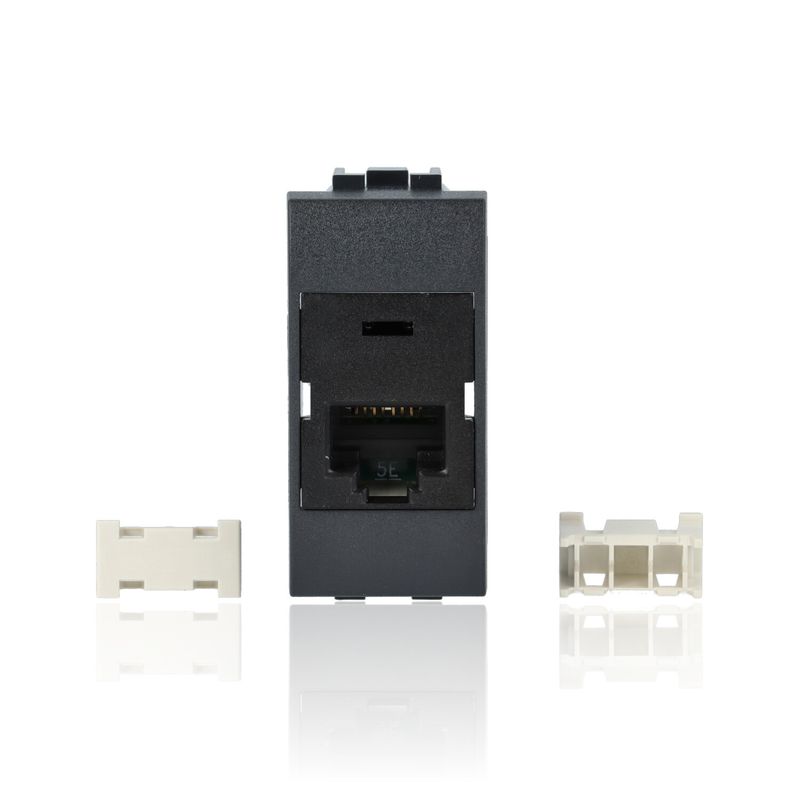 BTICINO L4262C5E - Connettore Rj45 Categoria 5 E - Antracite - LivingLight