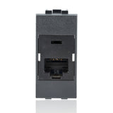 BTICINO L4262C6 - Connettore Rj45 Categoria 6 Utp - Antracite - LivingLight