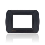 BTICINO L4803PA - Placca 3 Moduli - Acciaio Scuro - LivingLight
