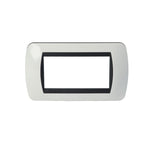 BTICINO L4804PB - Placca 4 Moduli - Bianco - LivingLight