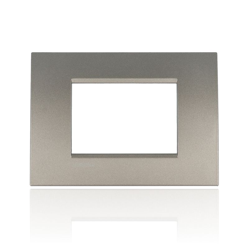 BTICINO LNA4803AE - Placca Quadra 3 Moduli - Avenue - LivingLight