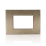 BTICINO LNA4803SQ - Bticino LL - Placca 3P square Bronzo