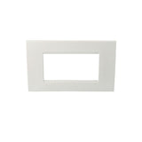 BTICINO LNA4804BI - Placca Quadra 4 Moduli - Bianca - LivingLight