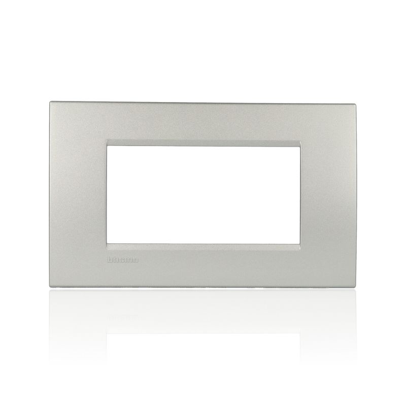 BTICINO LNA4804TE - Placca Quadra 4 Moduli - Tech - LivingLight