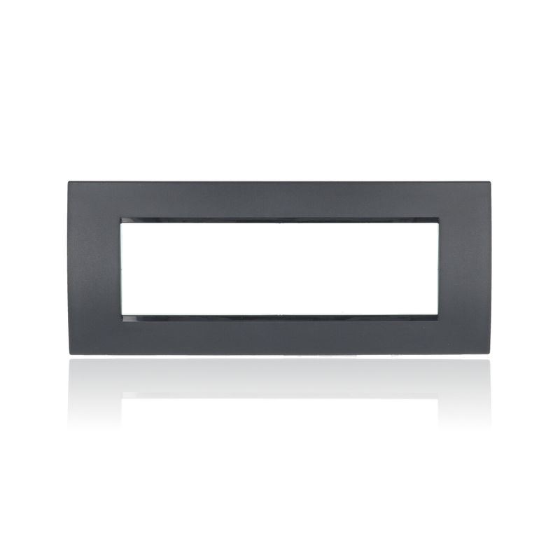 BTICINO LNA4807AR - Placca Quadra 7 Moduli - Antracite - LivingLight