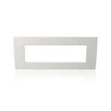 BTICINO LNA4807BI - Placca Quadra 7 Moduli - Bianca - LivingLight