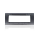 BTICINO LNA4807KF - Placca Quadra 7 Moduli - Fumo Di Londra - LivingLight