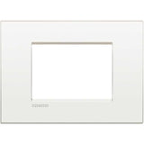 BTICINO LNC4803BN - Placca 3 Posti Quadra Bianco Puro LivingLight Air