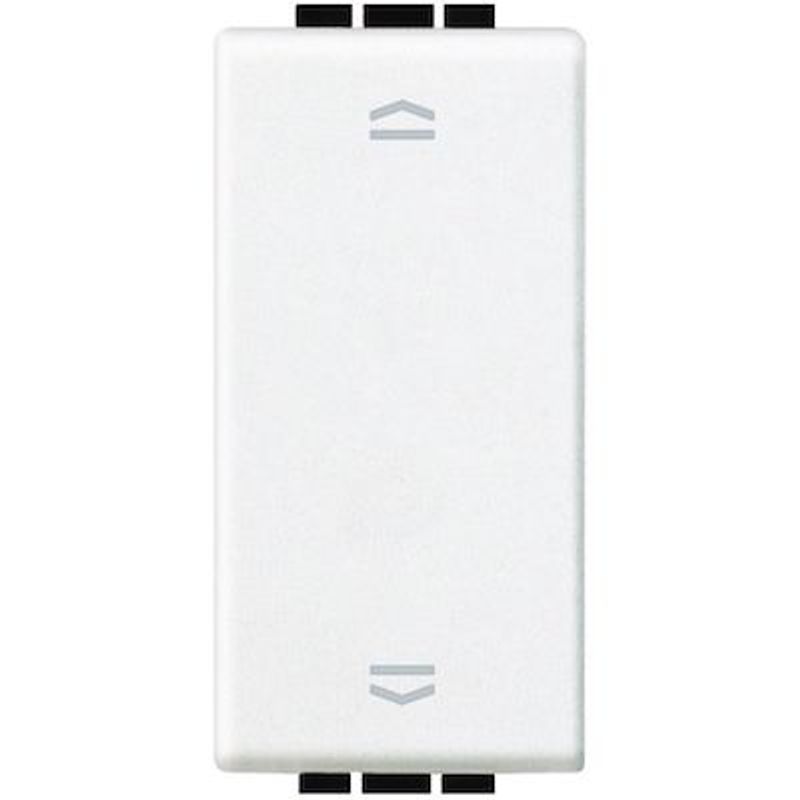 BTICINO N4027N - commutatore a 2 tasti (1-0-2) 16A - Bianco