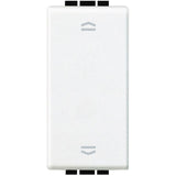 BTICINO N4037N - Pulsante Doppio (1P/No)+(1P/No) Interbloccato 10A 250 Vac - Bianco - LivingLight