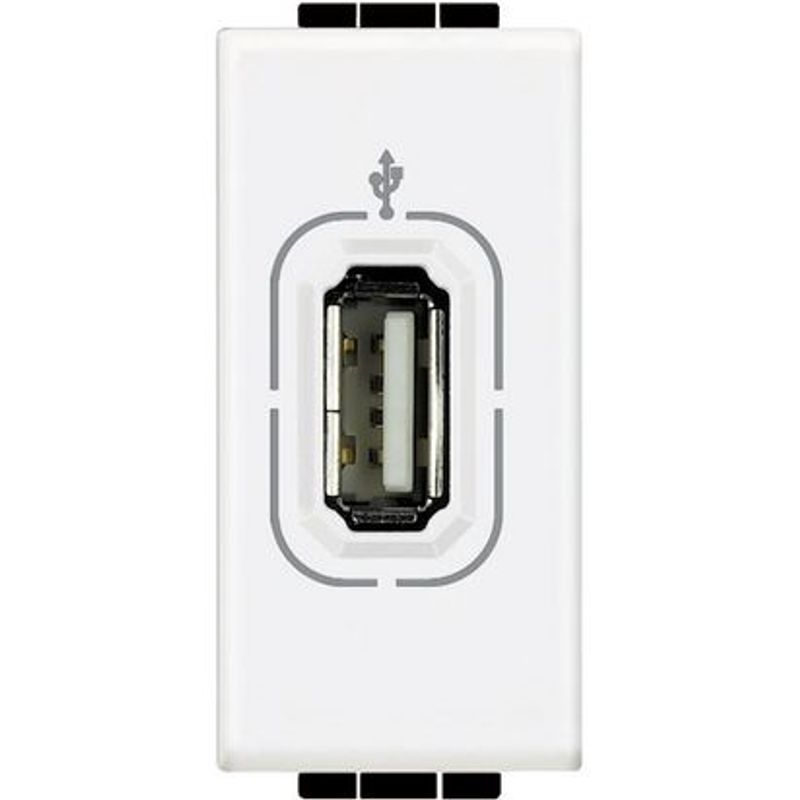 BTICINO N4285 - Connettore USB (non alimentato) - Serie Livinglight Bianco
