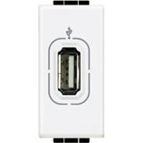 BTICINO N4285 - Connettore USB (non alimentato) - Serie Livinglight Bianco
