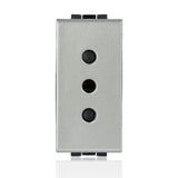 BTICINO NT4113 - Presa 2P+T 10A 250 Vac - Interasse 19Mm - Alveoli Schermati - Tech - LivingLight