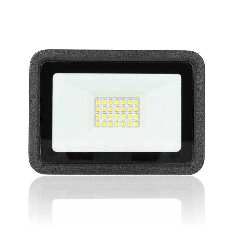 Proiettore LED, 20W, 220Vac, Luce Naturale, Nero