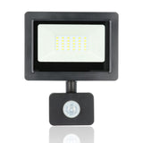 Proiettore LED con rilevatore di presenza, 20W, 220Vac, Luce Naturale, Nero