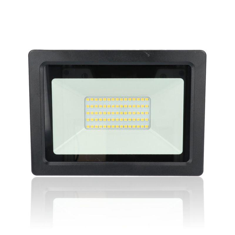 Proiettore LED, 50W, 220Vac, Luce Naturale, Nero