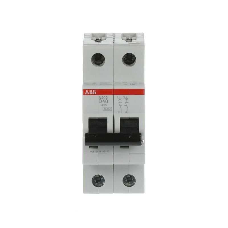ABB S530668 - S202 D40 INTERRUTTORE AUTOMATICO 6KA 2P