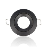 Porta faretto rotondo da incasso diam.79mm, GU10, Nero (Gamma Lusso)