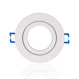 Porta faretto rotondo da incasso diam.84mm, Bianco (senza portalampada)