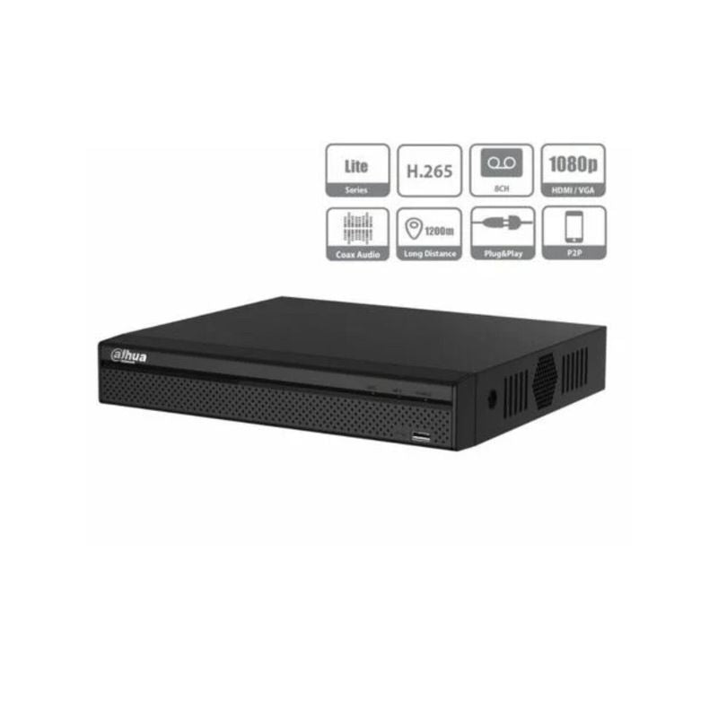 DAHUA XVR4104HS-I3 - Videoregistratore DVR 4 Canali Ibrido 4ch 5IN1 h.265 p2p