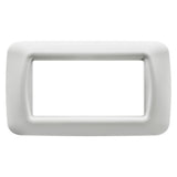 GEWISS GW22504 - Placca Top System Tecnopolimero 4 Posti Bianco Nuvola